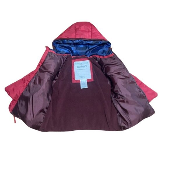 Carter's EUC Baby Boys Heavyweight Classic Bubble Winter Jacket size 12 month - Picture 3 of 6